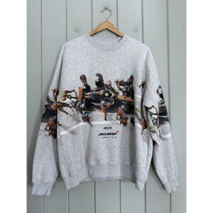 Abercrombie & Fitch McLaren Formula 1 Team Graphic Sweatshirt M Medium Pit Stop